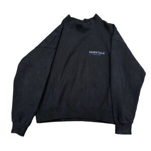 Essentials Mockneck Sweater Medium Black